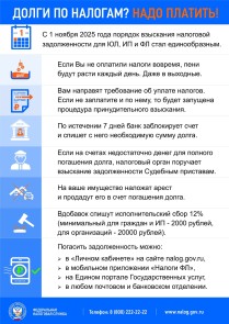 Долги по налогам? Надо платить!
